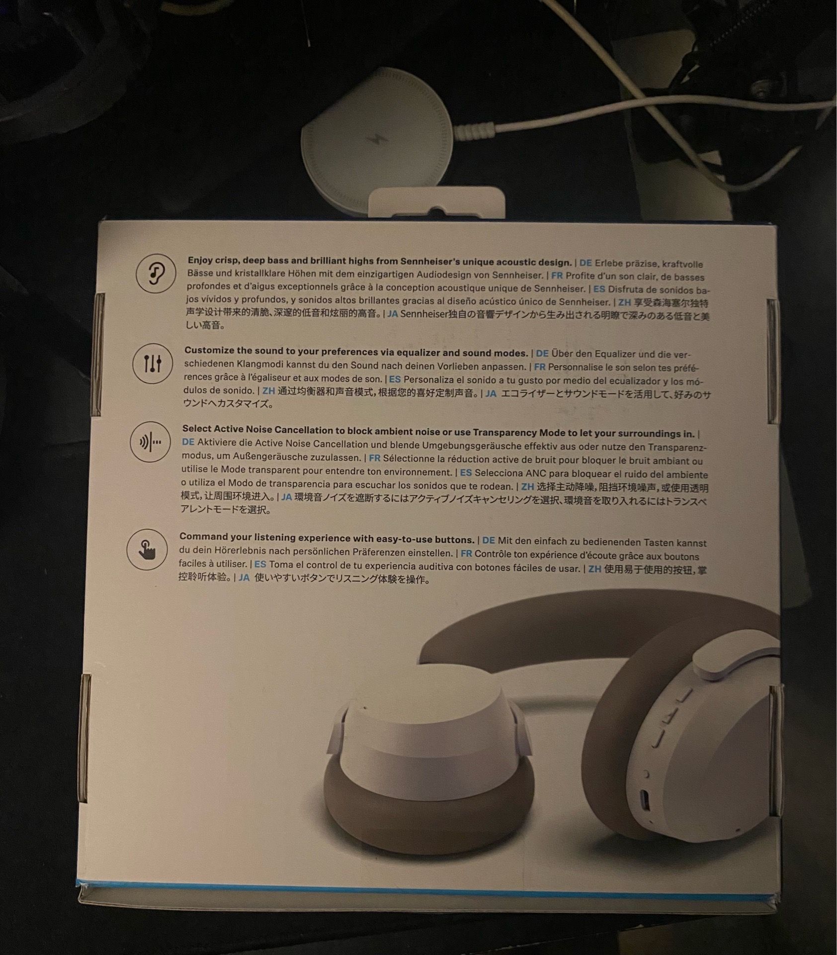ACCENTUM Wireless NOISE Cancelling Bluetooth Stereo Headphones - photo 4