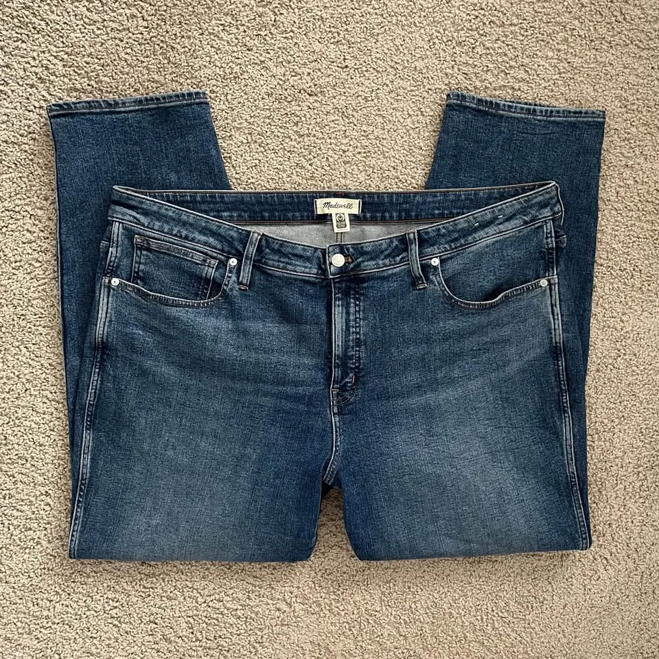 Madewell Stovepipe Size 24W Straight Leg Jeans image indicator(5)
