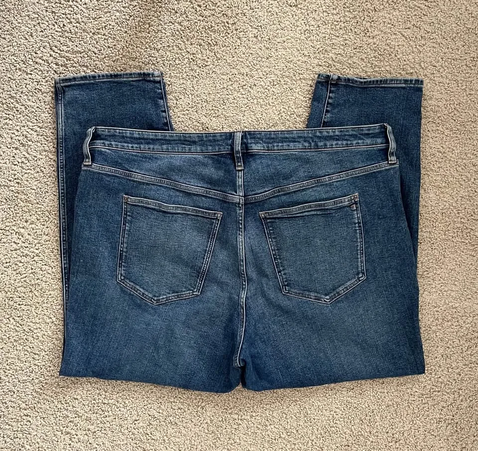 Madewell Stovepipe Size 24W Straight Leg Jeans image indicator(6)