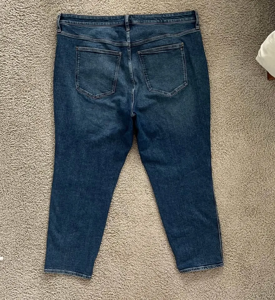 Madewell Stovepipe Size 24W Straight Leg Jeans image indicator(8)