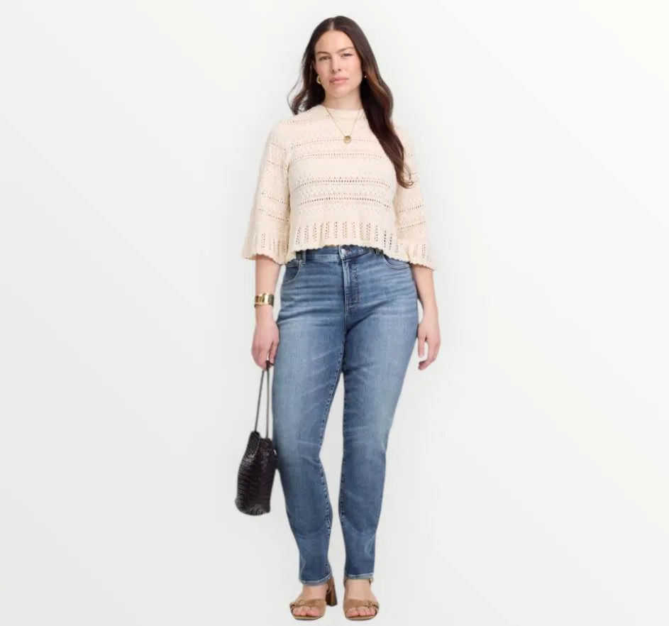 Madewell Stovepipe Size 24W Straight Leg Jeans image indicator(10)