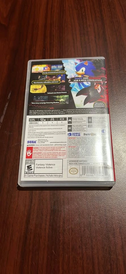 Sonic X Shadow Generations - Nintendo Switch - photo 3
