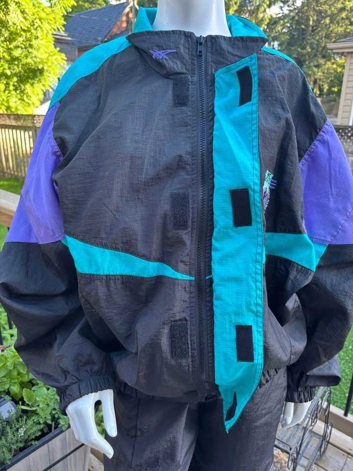 Vintage 90s ASICS Windbreaker Track Suit – New With Tag – Size L - photo 3