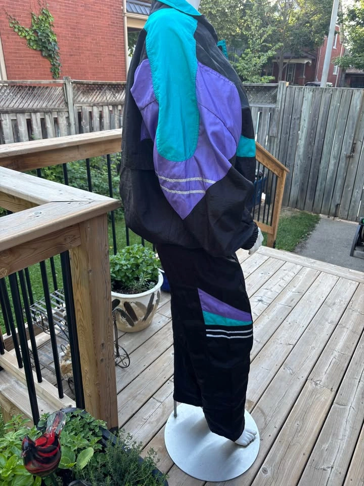 Vintage 90s ASICS Windbreaker Track Suit – New With Tag – Size L - photo 4