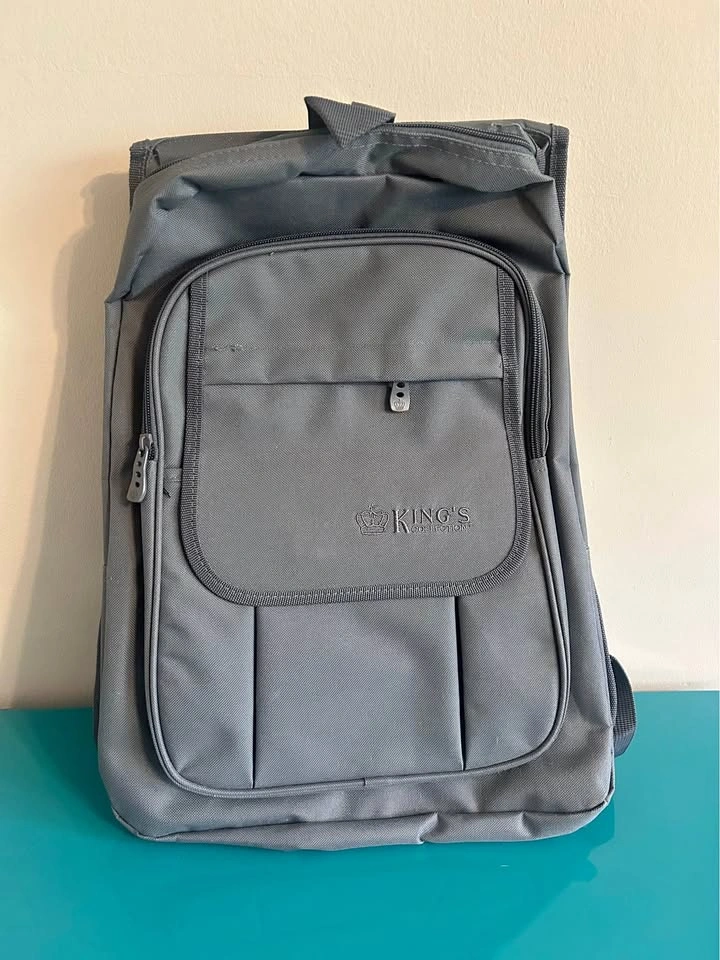 New King's Collection Gray Backpack - Gray or navy available