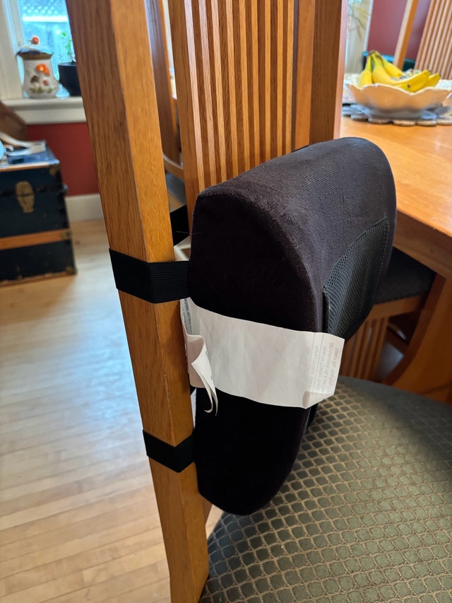 Lumbar Back Cushion with adjustable straps