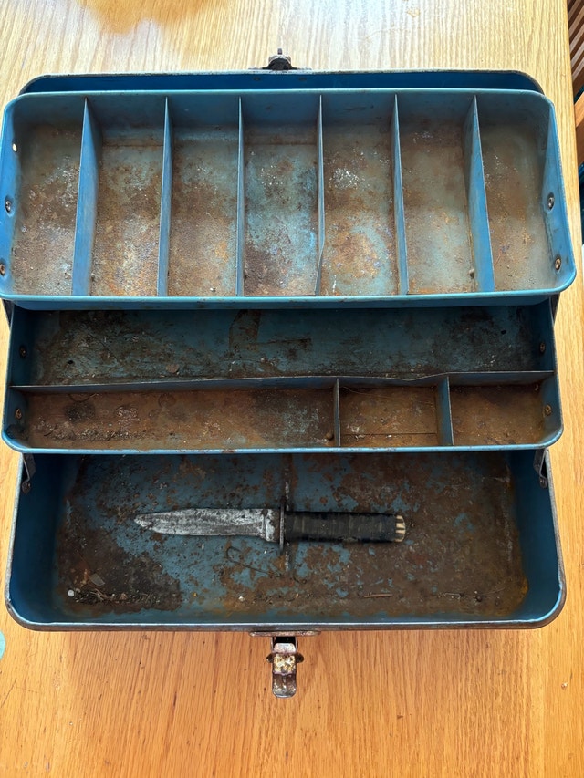Rustic Union Steel Chest Tackle Box - photo 5