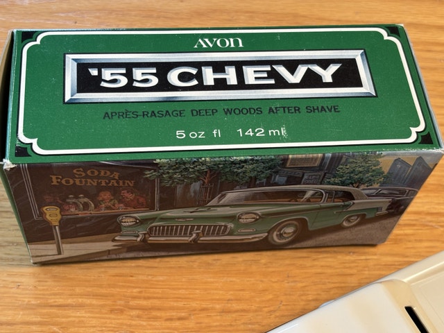 Vintage Boxed Avon 55 Chevy Aftershave Collectible - photo 4