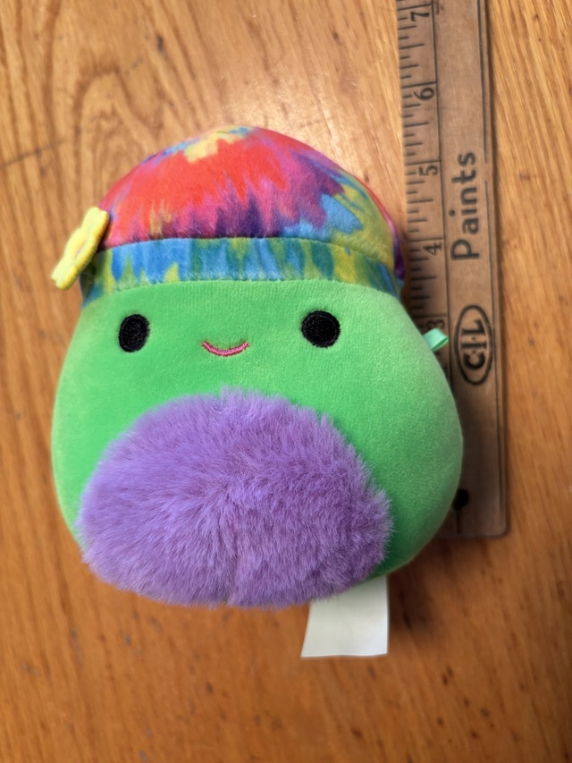 Garo Blacklight Tie Dye Mushroom Squishmallow - 5” - photo 5