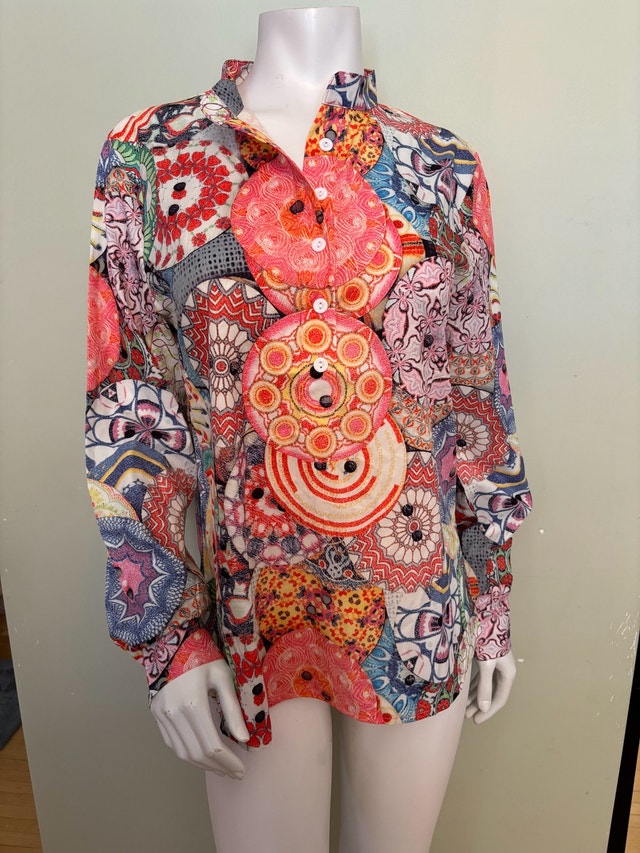 NWT Colourful Bohemian Patterned Blouse