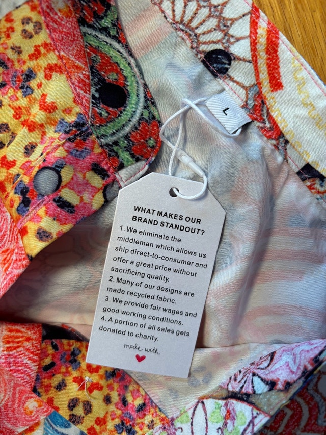 NWT Colourful Bohemian Patterned Blouse - photo 5