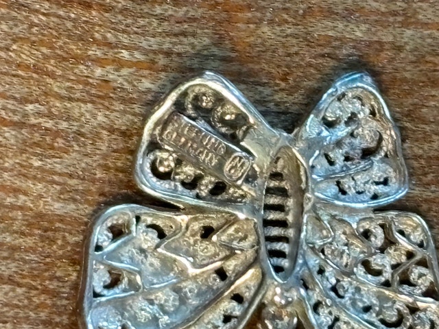 Sterling Silver Butterfly Pendant Necklace - photo 4