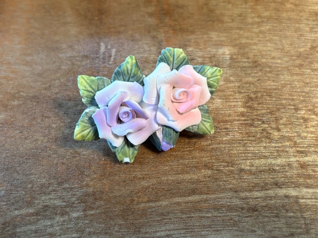 Vintage Rose Brooch