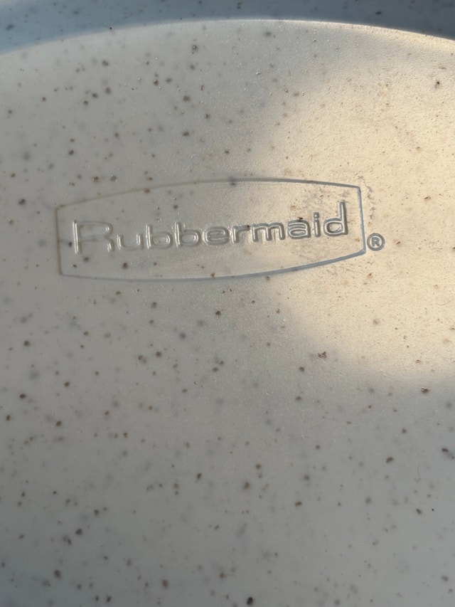 Vintage Rubbermaid White Melamine 13” Lazy Susan Turntable - photo 3