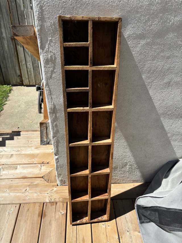 Rustic Wood Wall Shelf