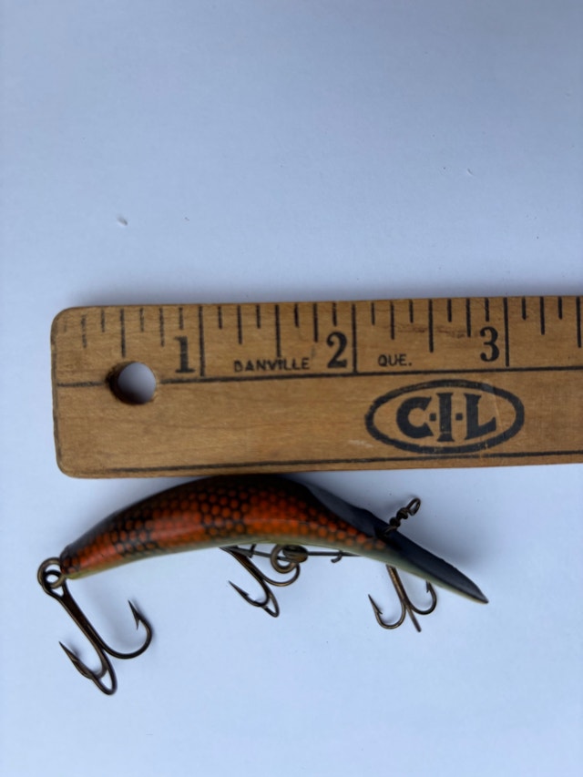 VTG Helin Flatfish Banana Plug Fishing Lure-Perch Scale Finish