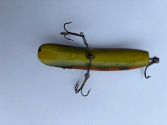 VTG Helin Flatfish Banana Plug Fishing Lure-Perch Scale Finish - photo 3
