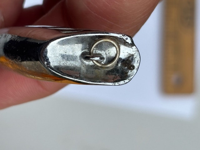 VTG Original Canadian Wiggler Banana Spoon Lure - photo 5
