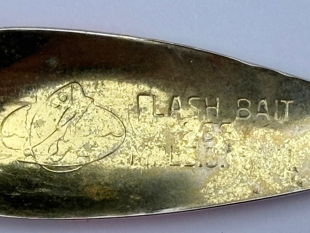 Vintage NEBCO "Flash Bait" #65 Trolling Spoon Lure - USA - photo 3