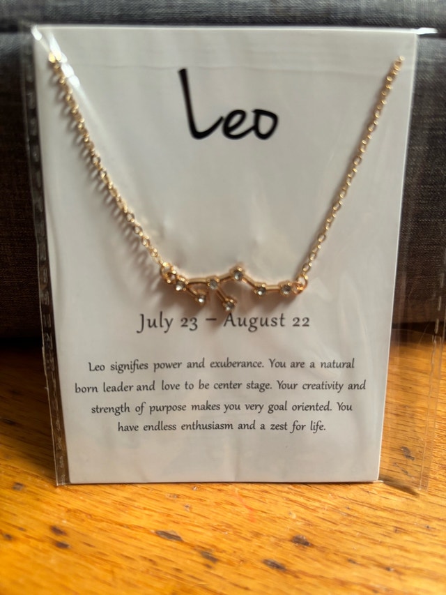 NEW Leo Zodiac Constellation Necklace Dainty Celestial