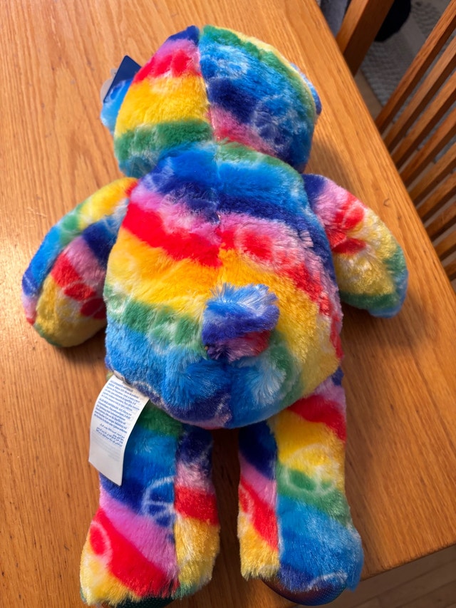 25th Anniversary Build-A-Bear Workshop Colorful Peace Bear - photo 3