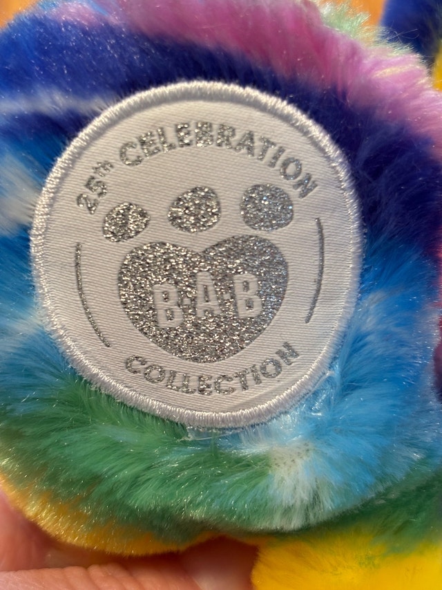 25th Anniversary Build-A-Bear Workshop Colorful Peace Bear - photo 4