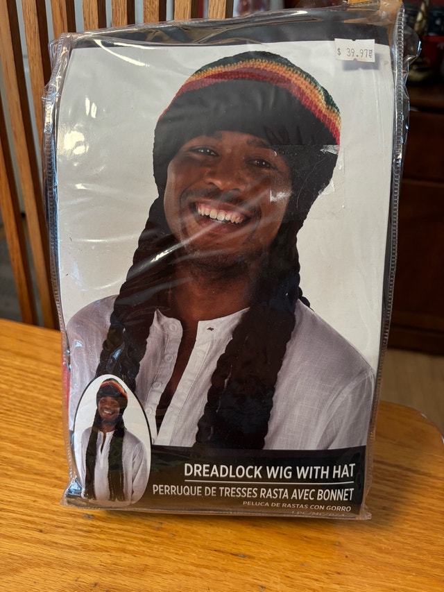 NEW 32” Dreadlock Wig With Hat