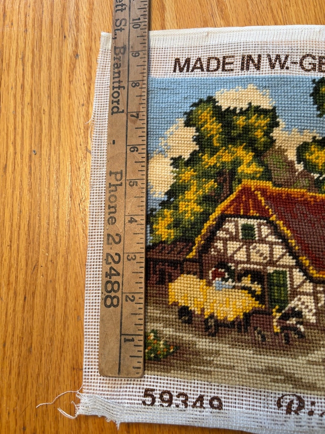 Completed Vintage Needlepoint - photo 2
