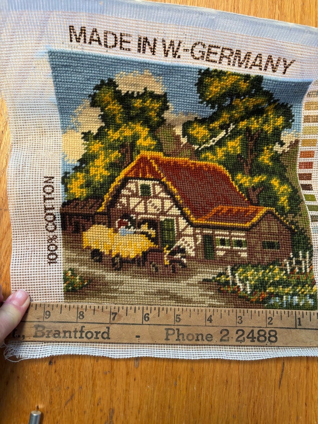 Completed Vintage Needlepoint - photo 3