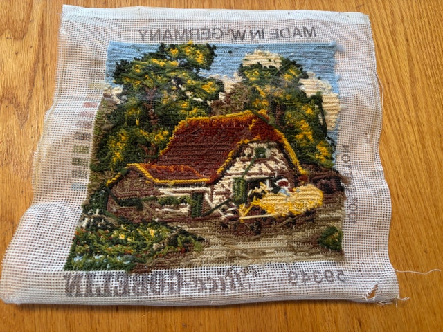 Completed Vintage Needlepoint - photo 4