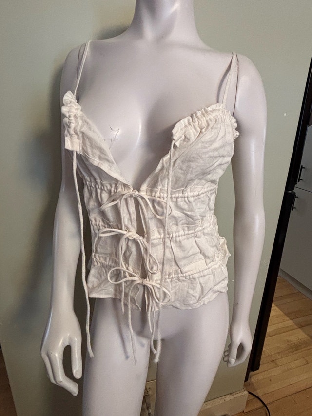 H&M Divided DRAWSTRING-DETAIL CAMISOLE TOP (small) - photo 2