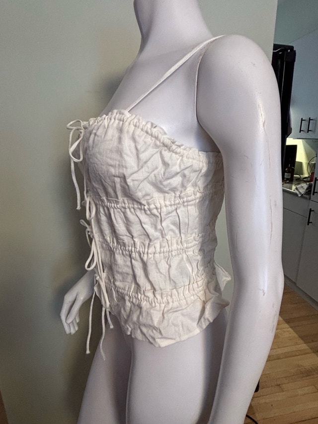 H&M Divided DRAWSTRING-DETAIL CAMISOLE TOP (small) - photo 3