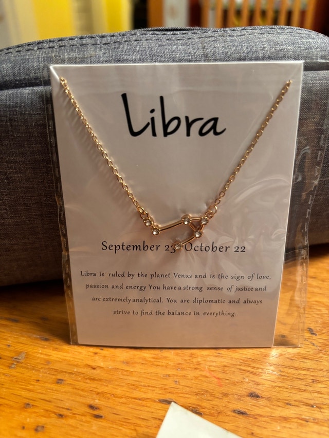 NEW Libra Necklace (Sept 23-Oct 22)