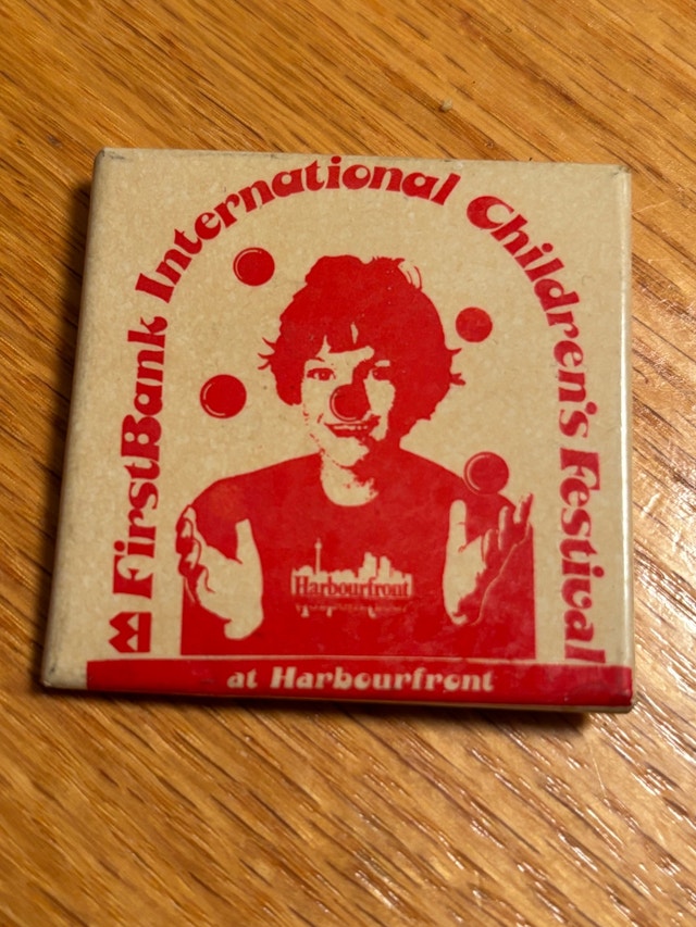 Toronto Harbour Children’s Festival front Button