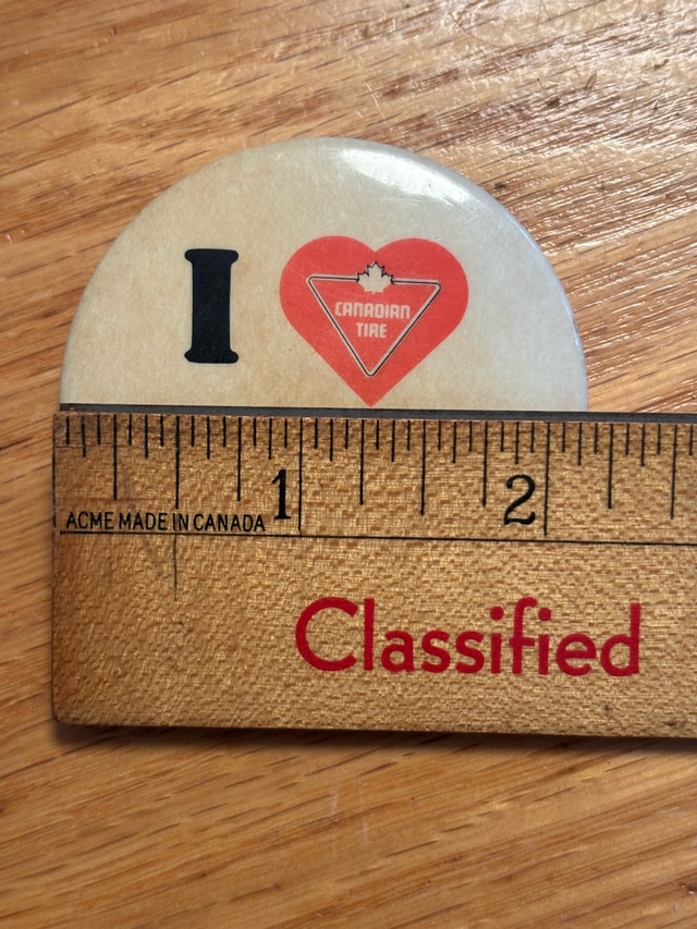 I heart Ingersoll/Canadian Tire Button - photo 3