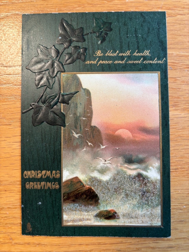 Antique Tuck Christmas Postcard