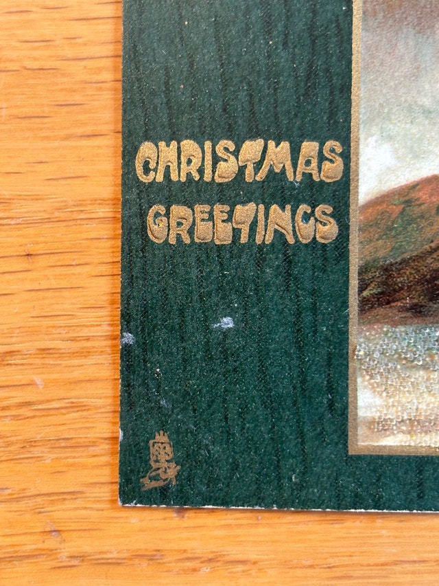 Antique Tuck Christmas Postcard - photo 2