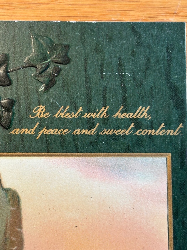 Antique Tuck Christmas Postcard - photo 3