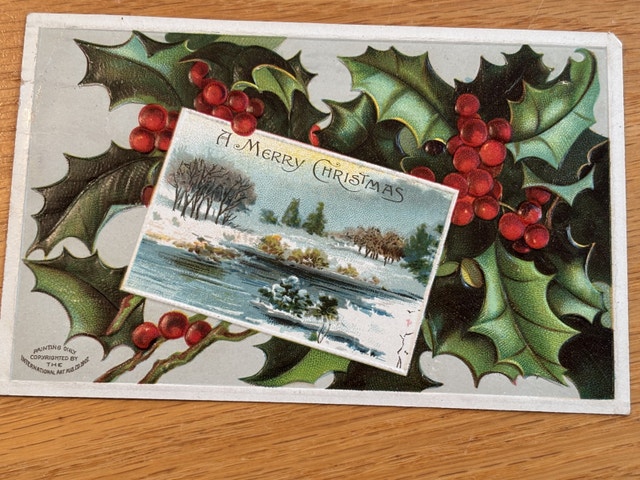 1907 Christmas Postcard