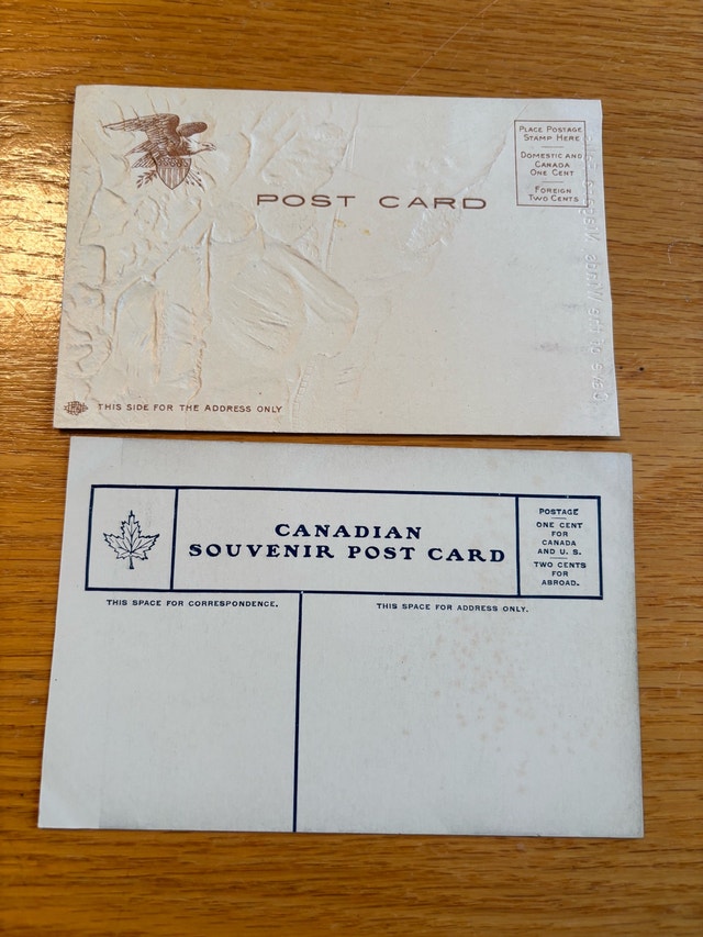pair of vintage Niagara Falls “cave of the winds” Postcards - photo 4