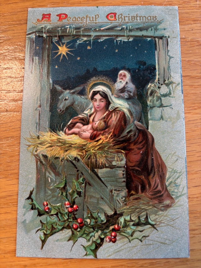 Vintage Tuck's Christmas Postcard