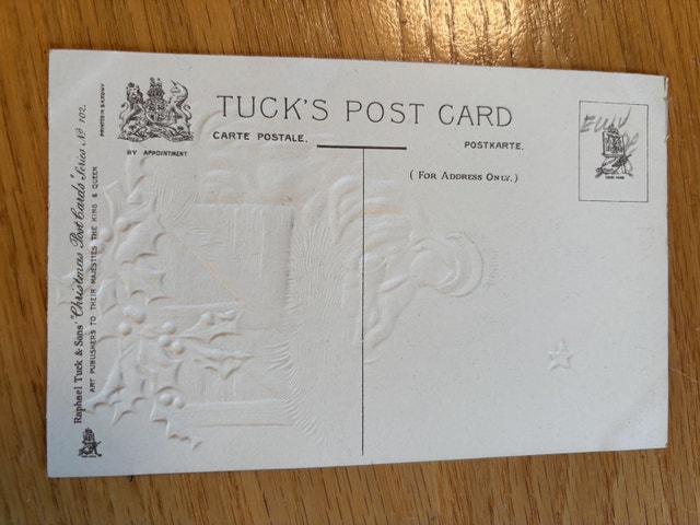 Vintage Tuck's Christmas Postcard - photo 2