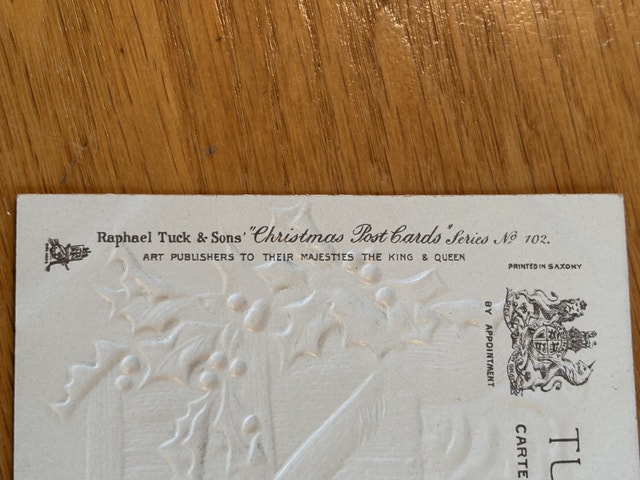 Vintage Tuck's Christmas Postcard - photo 3