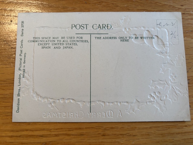 Vintage Christmas Postcard - photo 2