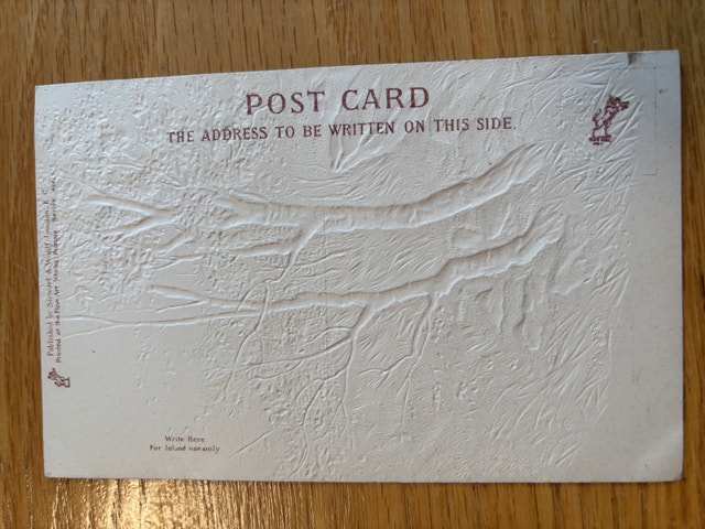 Vintage Christmas Postcard - Birch Trees - photo 2