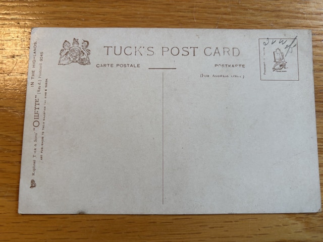 Tuck's Post Card “in the highlands” - photo 2