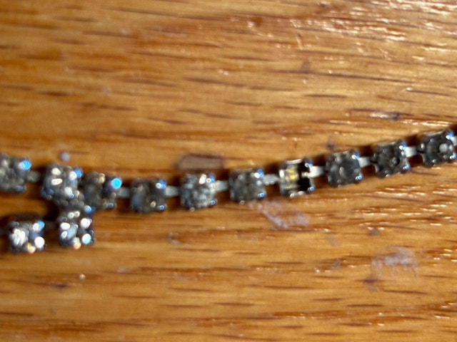 Vintage Continental Rhinestone Necklace - photo 3