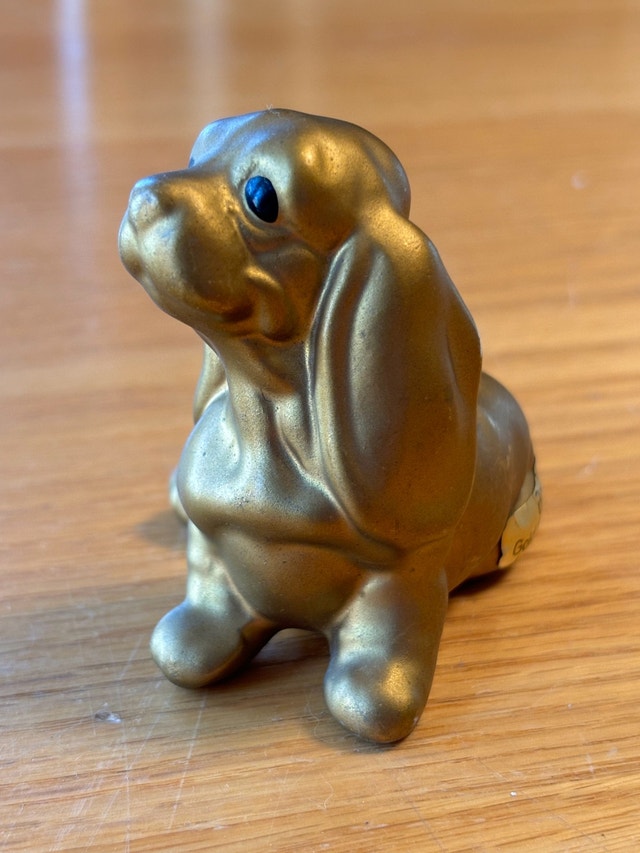 Vintage 3” “Bac Gold” Dog Figurine - photo 2