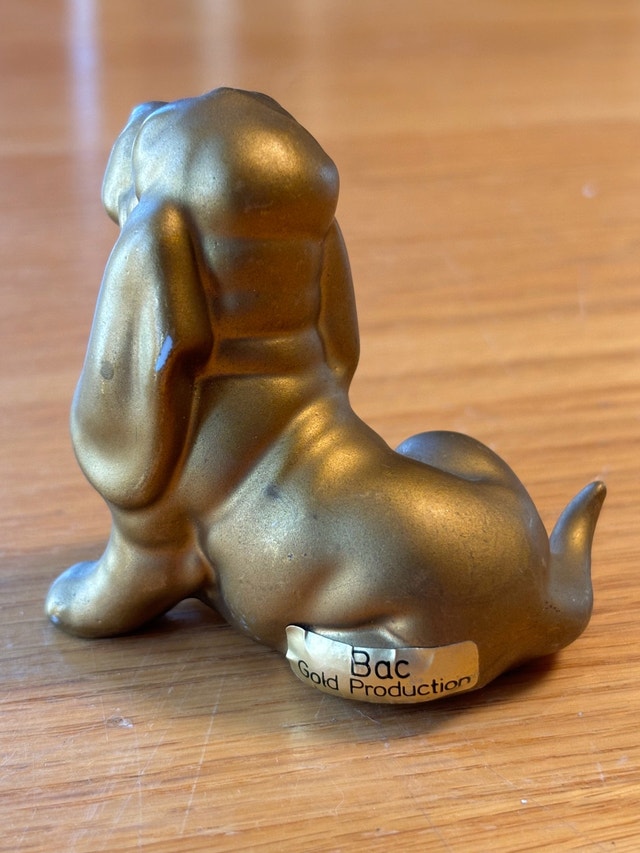 Vintage 3” “Bac Gold” Dog Figurine - photo 4