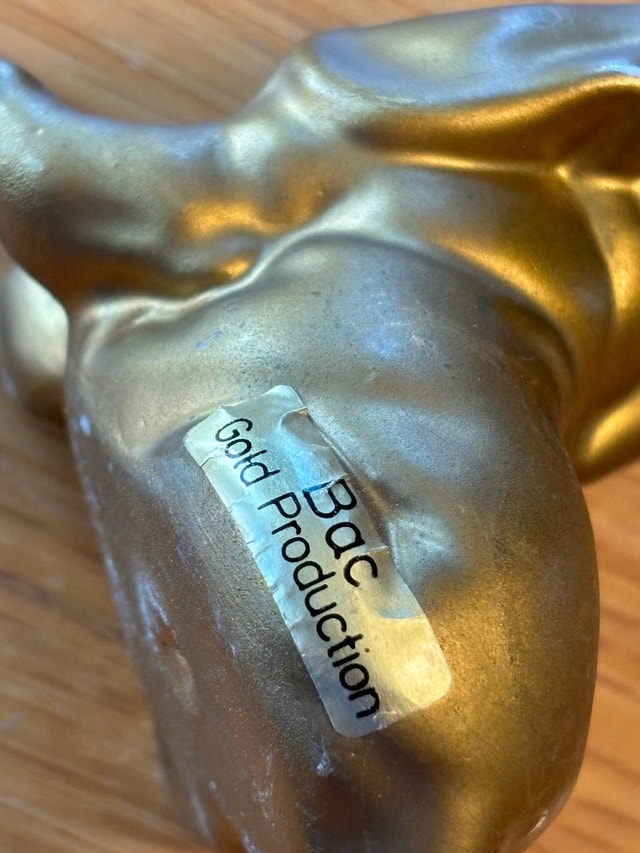 Vintage 3” “Bac Gold” Dog Figurine - photo 5
